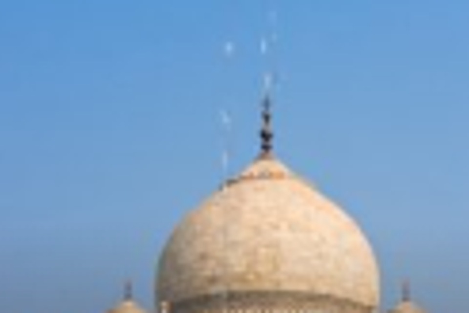 Taj Mahal Reflection at Dawn